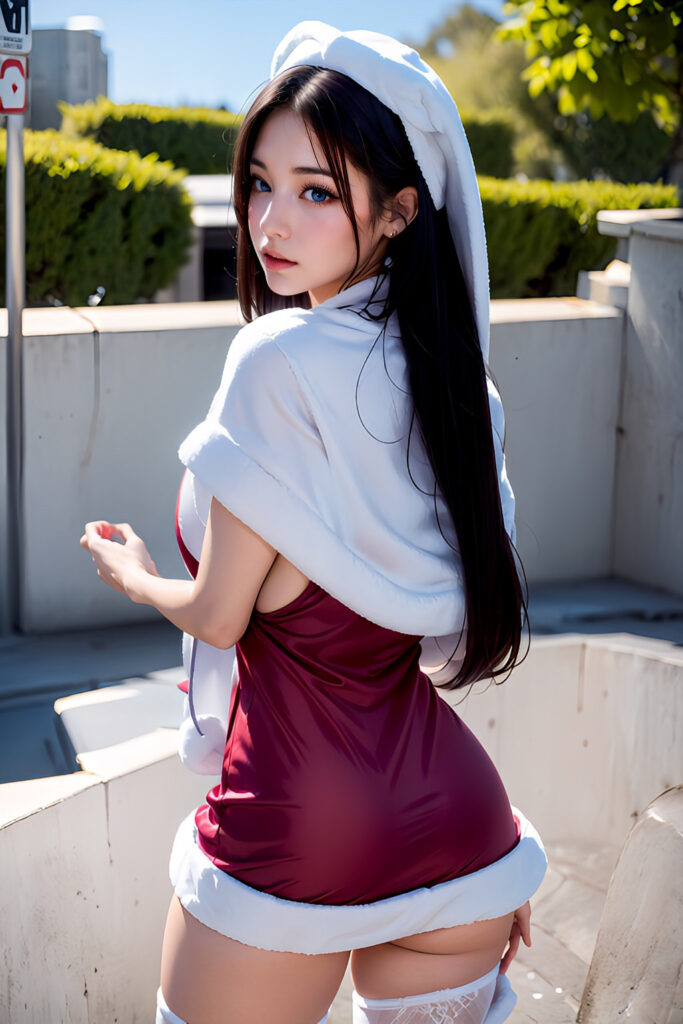 AI beauty cosplay, panty shot, miniskirt, AI